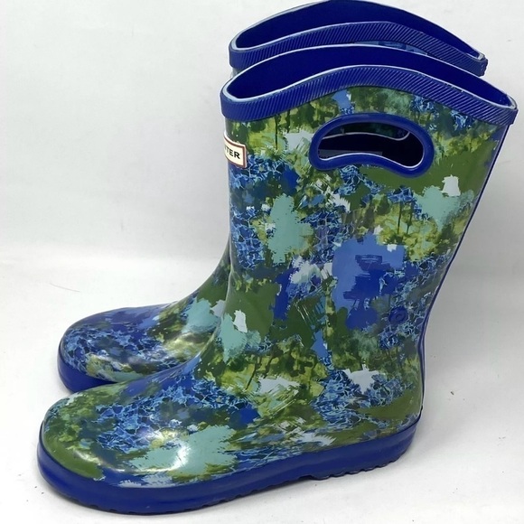 Hunter for Target Blue Green Rubber Boots - Picture 1 of 6